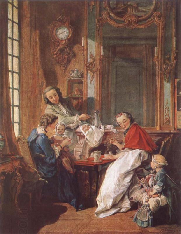 Francois Boucher An Afternoon Meal China oil painting art